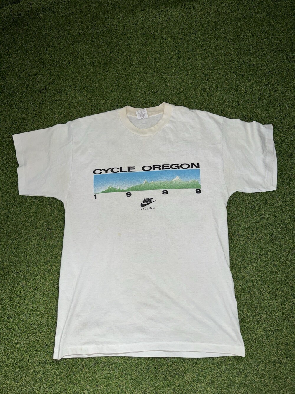 Vintage Nike 1989 Cycle Oregon T Shirt Size XL